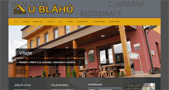 Desktop Screenshot of penzionublahu.cz